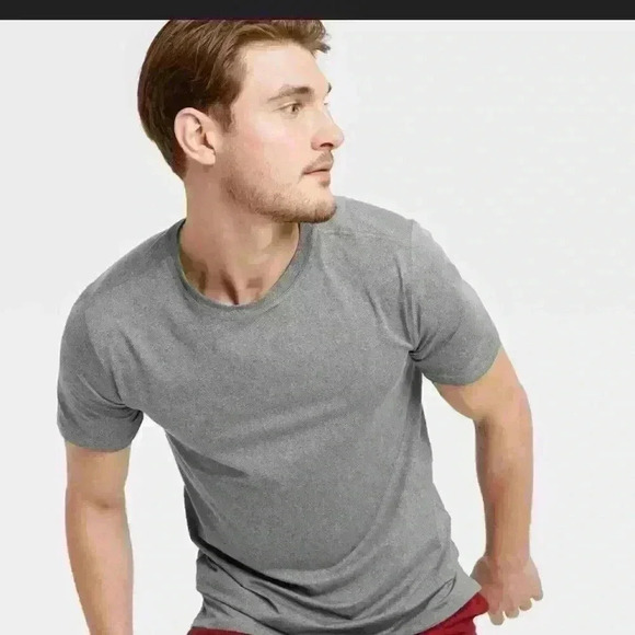 Men's Short Sleeve Performance T-Shirt - All In Motion™ Gray Heather M - Picture 5 of 14